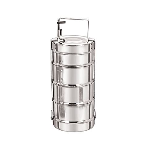 rectangle steel tiffin box|steel tiffin box 4 container.